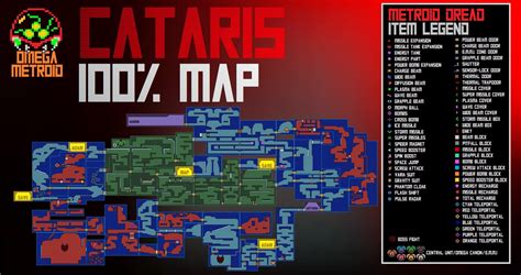 cataris walkthrough|metroid dread cataris map.